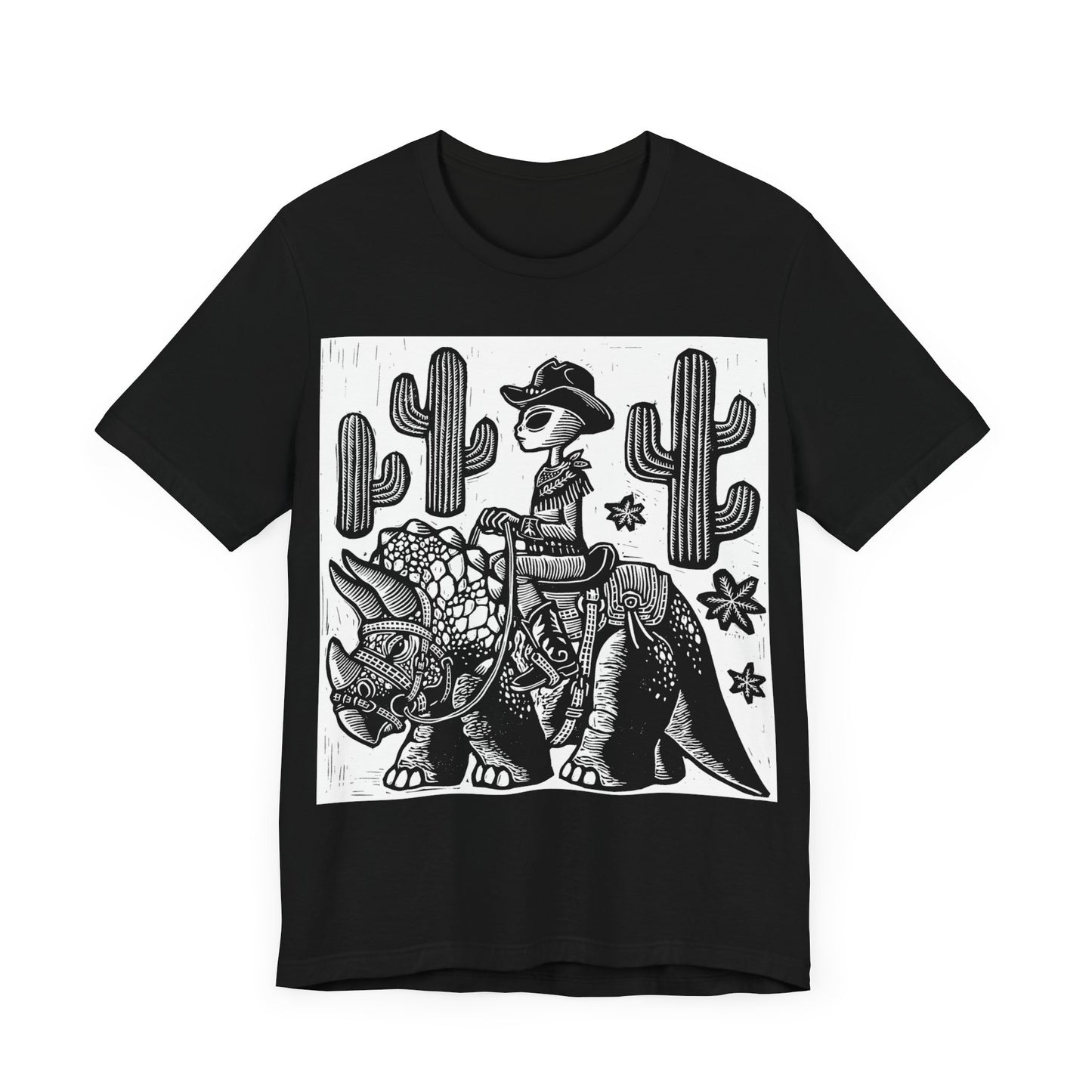 Alien Cowboy Unisex Jersey Short Sleeve Tee