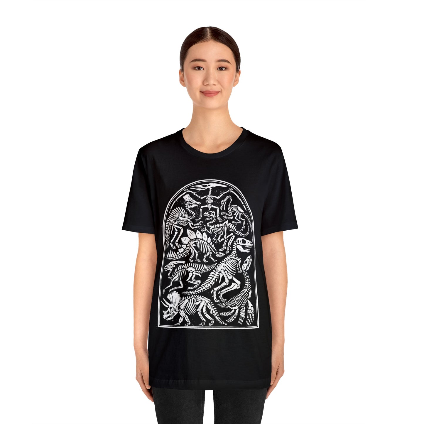 Dinosaur Skeletons Unisex Jersey Short Sleeve Tee