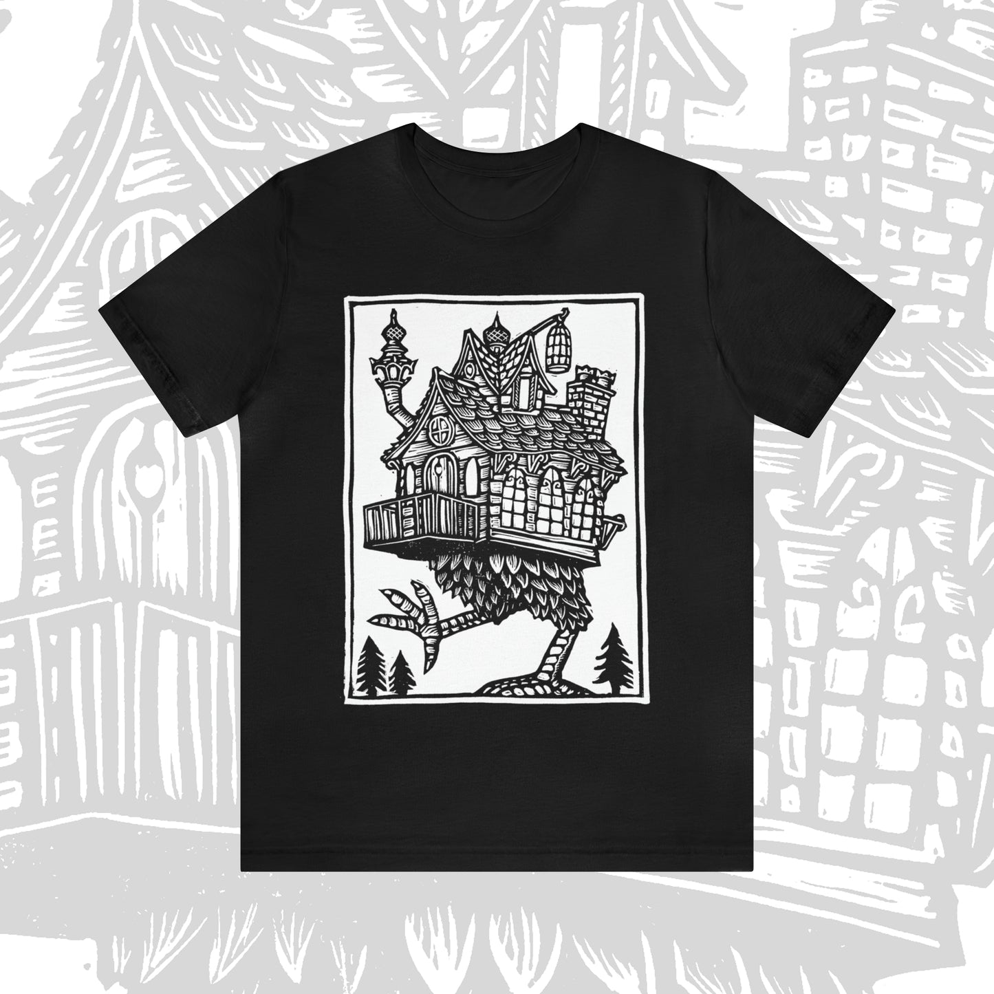 Baba Yaga Unisex Jersey Short Sleeve Tee