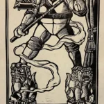 Donatello Block Print