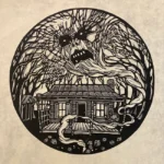 Evil Dead Block Print