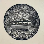 Jungle Cruise Block Print