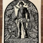 Indiana Jones Block Print