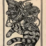 Rat King Block Print