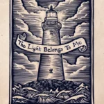 The Lighthouse Block Print